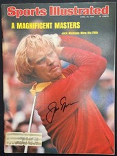 Jack Nicklaus Signed/Autographed 1975 Sports Illustrated Magazine PSA/DNA 206172