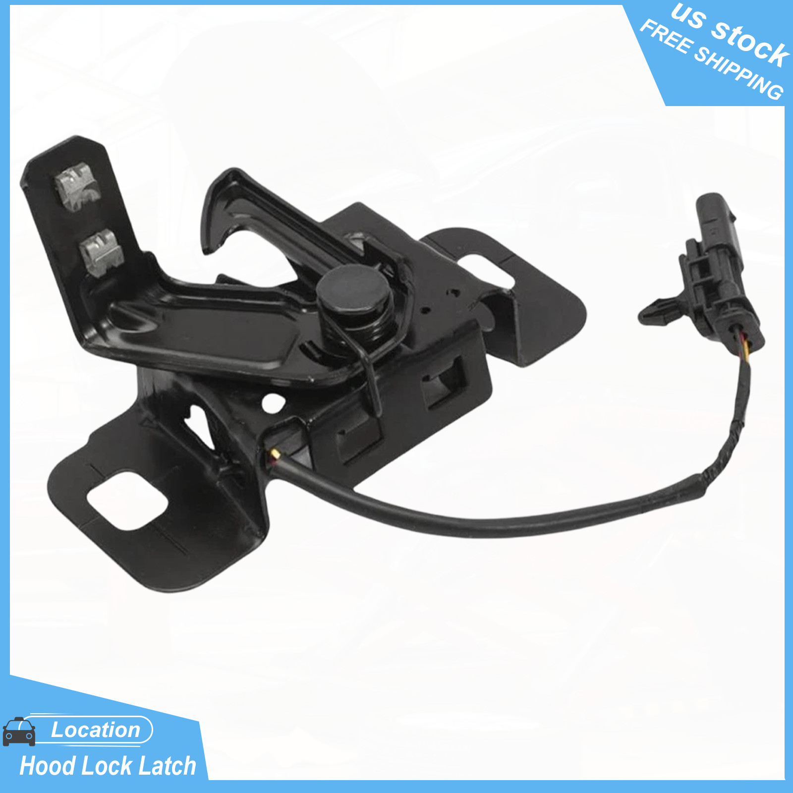 Hood Latch Lock for 2021 2022 2023 2024 GMC Sierra 1500 Chevrolet Silverado 1500