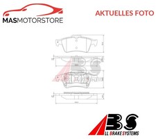 SATZ BREMSBELÄGE BREMSKLÖTZE HINTEN ABS 37216 P FÜR MAZDA 3