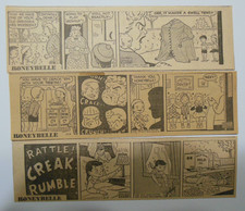 (25) "Honeybelle" Dailies by CD Kates from 12/1950 Size: 2.5 x 8 inches