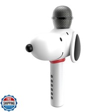 Peanuts Snoopy Bluetooth Karaoke Microphone   Wireless Speaker wi