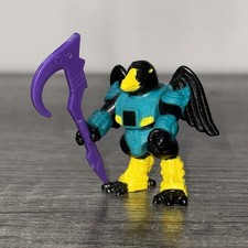 Takara Hasbro Battle Beasts Crooked Crow #72 Figure Weapon Fire Rub