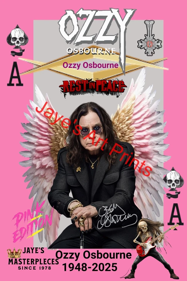 Cartel musical Back to the Beginning 20X30, EDICIÓN ROSA. FIRMADO A MANO POR EL ARTE Foto 2 de 4