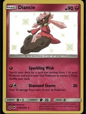 Diancie Shiny Holo Rare Hidden Fates: Shiny Vault SV36/SV94 Fairy Holofoil Pokem
