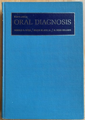 #ad #ad Oral Diagnosis Kerr Ash Millard Vintage 1974 Hardback Denta l Textbook $14.00
