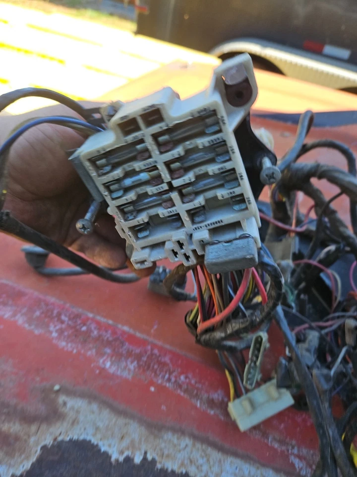 1972 1973 DODGE CHARGER B BODY RALLYE MOPAR USED OEM UNDERDASH WIRING HARNESS - Image 3 of 4