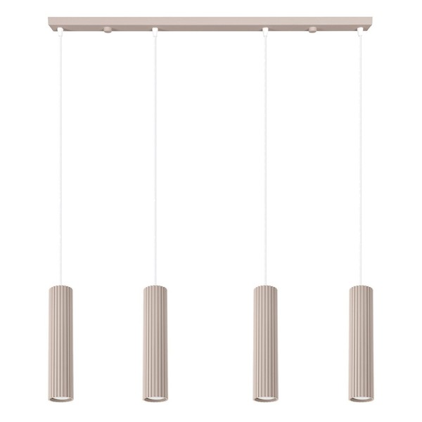 HäNgelampe Aluminium Taupe HöHenverstellbar GU10 L:81 Cm Pendelleuchte Esszimmer-image