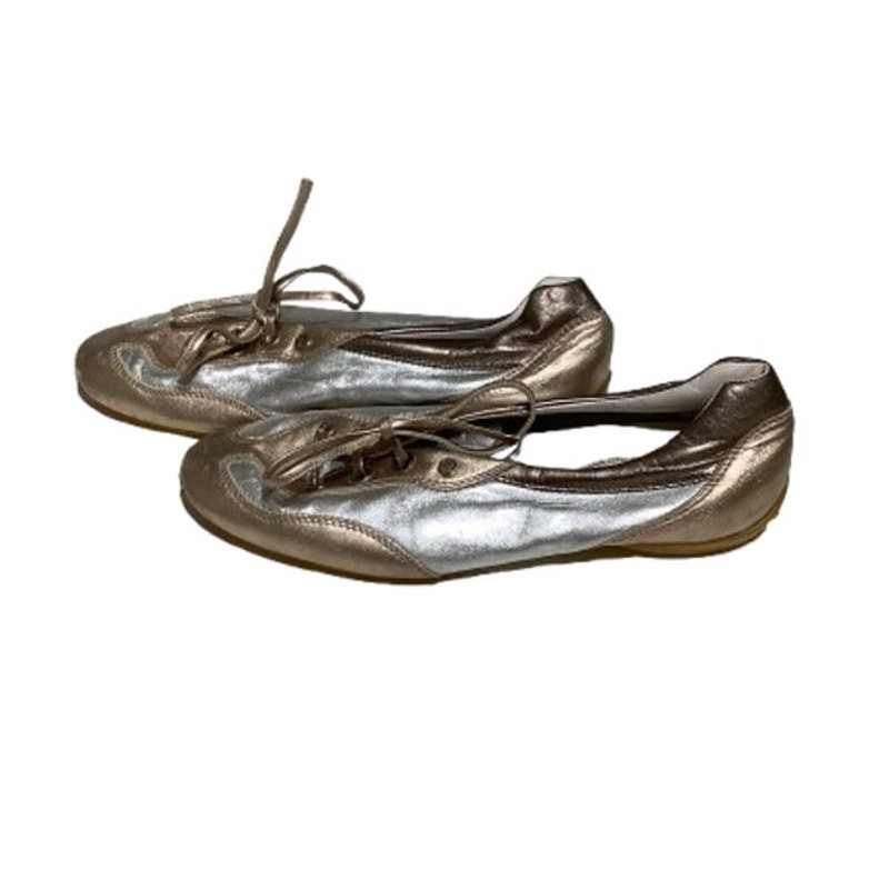 PANTOFOLA D’ORO Pantofole da Ballo Tod's Made in Italy Argento e Oro Rosa 7 Lusso Eleganti Chic