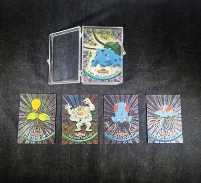 1999 Topps Pokémon Series 1 - Near Complete Set (89/90) + 4 Extra Foil  Cards