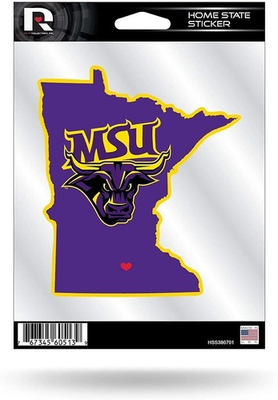 #ad #ad University of Minnesota Mankato Mavericks Home State Sticker Decal Flat Vinyl... $13.79