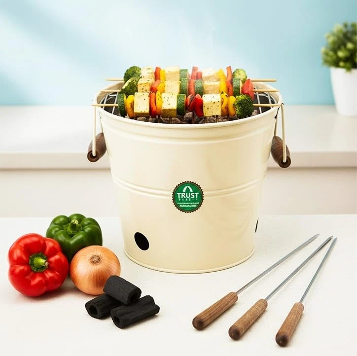 Portable Charcoal Barbecue Grill for Home Stainless Steel Tandoori grill & BBQ