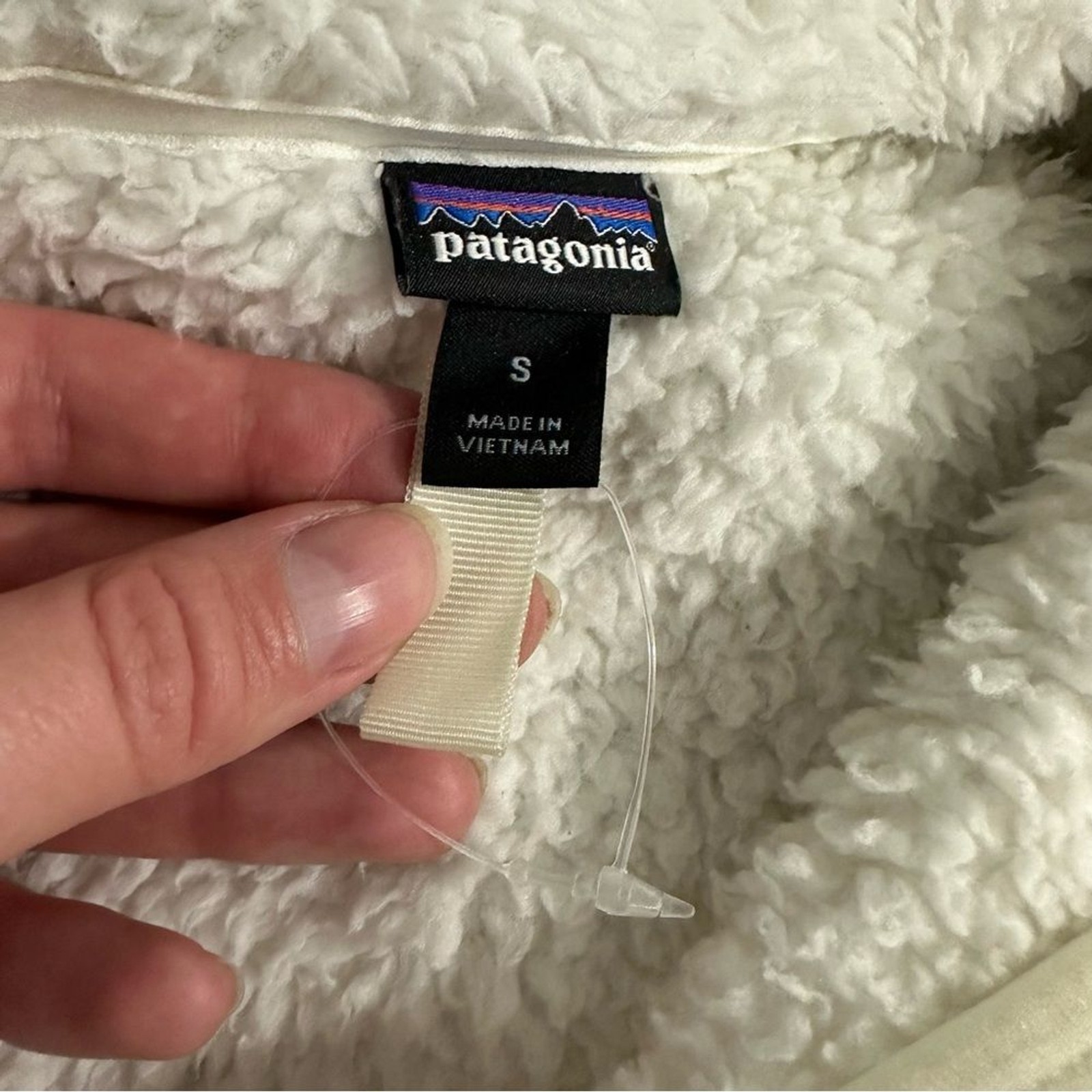 Patagonia Women’s White Los Gatos 1/4 Zip Fleece Size Small Quarter Zip Athletic thumbnail 8