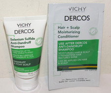 Vichy Dercos Anti-Dandruff Shampoo 1.69 Oz Travel Selenium Sulfide  Conditioner