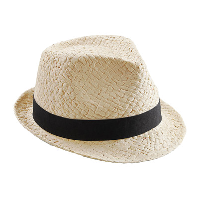 Beechfield  Straw Festival Trilby Hat (RW4081)