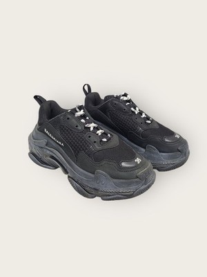 Balenciaga Dirty Black Clear Sole Triple S Sneaker 146278412 [U]