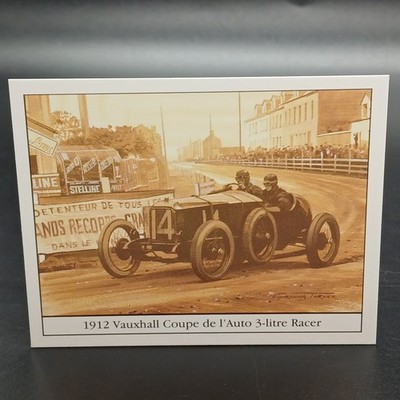 1912 Vauxhall Coupe de l Auto 3-Litre Racer France Dieppe Boulogne