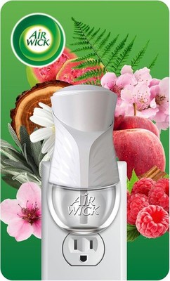 Air Wick plug in Scented Oil Warmer, White, 1 Count, Essential Oils, Air Freshen