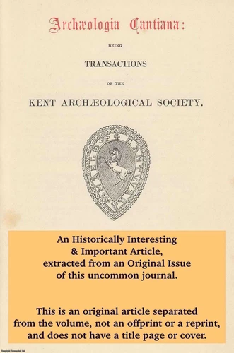 THE ACCOUNT OF GEORGE NYCHOLL FOR ST. AUGUSTINE'S, 1552-1553. AN ORIGINAL ARTICL - Picture 1 of 1