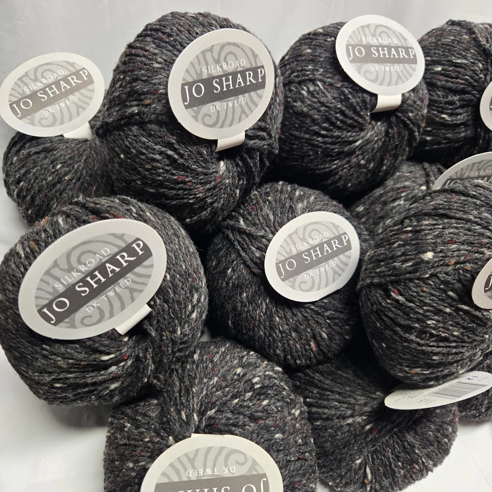 Jo Sharp Yarn SILK ROAD DK TWEED 85%Wool/10%Silk/5%Cashmere Night#409  20 Balls  - Image 3 of 4