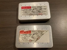 Lot of 2 Perrine Knots All Fly Fisherman Use Case with some flies