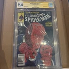Marvel Comics AMAZING SPIDER-MAN #307 CGC 9.4 TODD MCFARLANE signature series