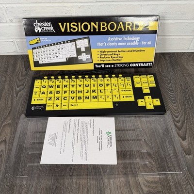 Chester Creek Wired VisionBoard 2 Keyboard Large Letter Yellow Key Easy to See