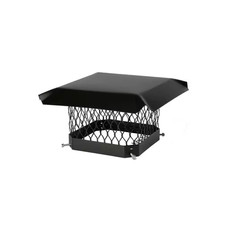 Shelter 18 In. X 18 In. Mesh Chimney Cap in Galvanized Steel Metallic
