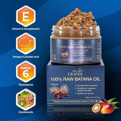 BRANDED 100% Natural Batana Oil For Hair Growth Healthier Thicker Fuller Anti Hair Loss