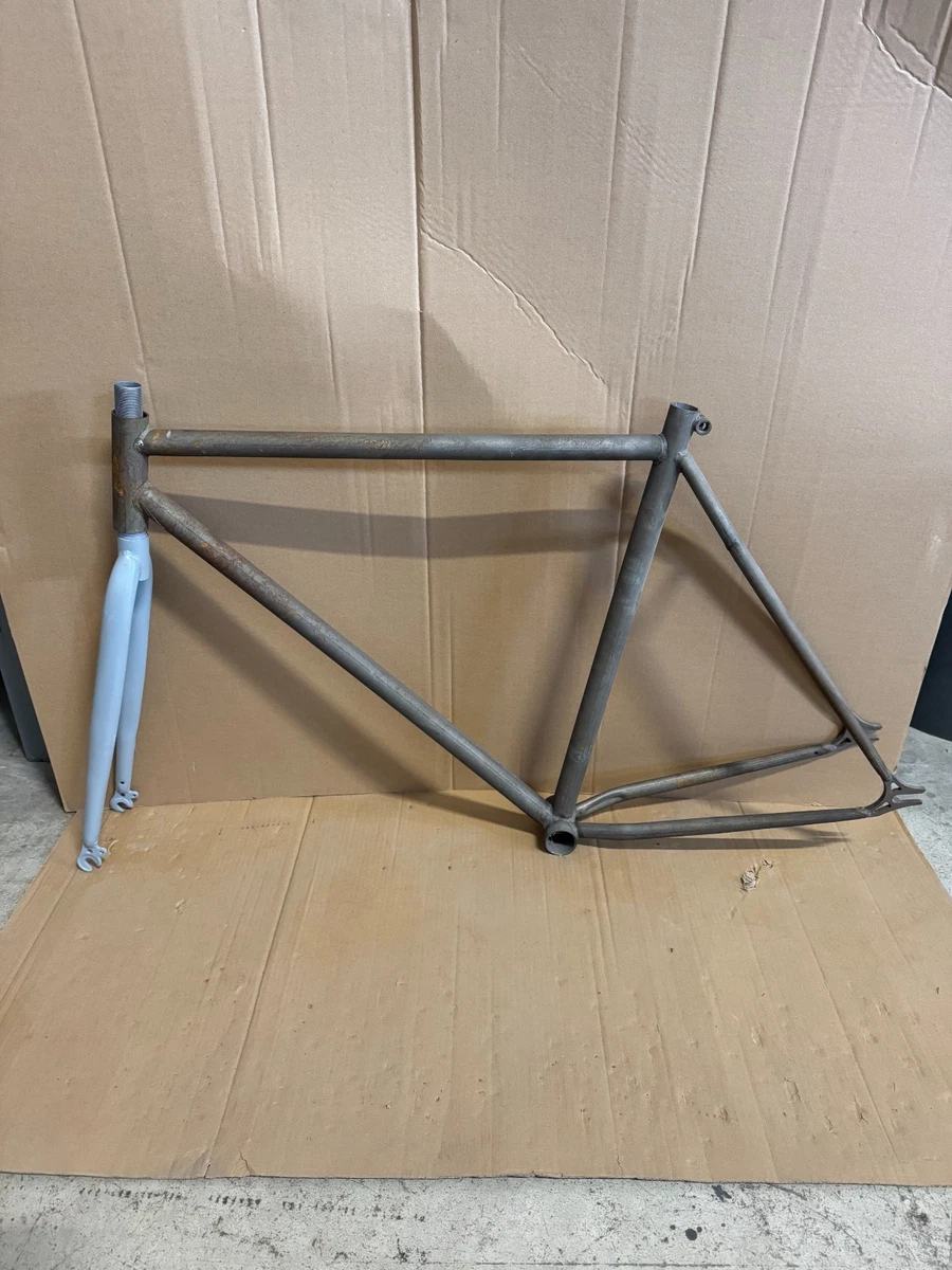 Cadre Vélo Vintage Legnano Homme Acier 56 Cm – Freins Sur Tige, Marqué Italie