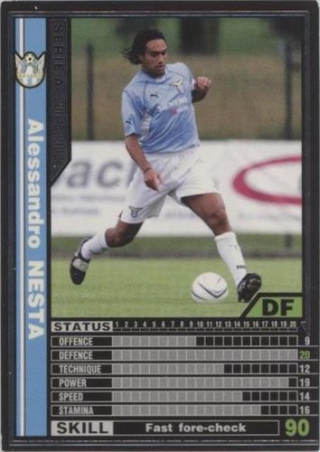 Alessandro Nesta Panini WCCF 2004-2005 AC Milan Holo Japanese SEGA