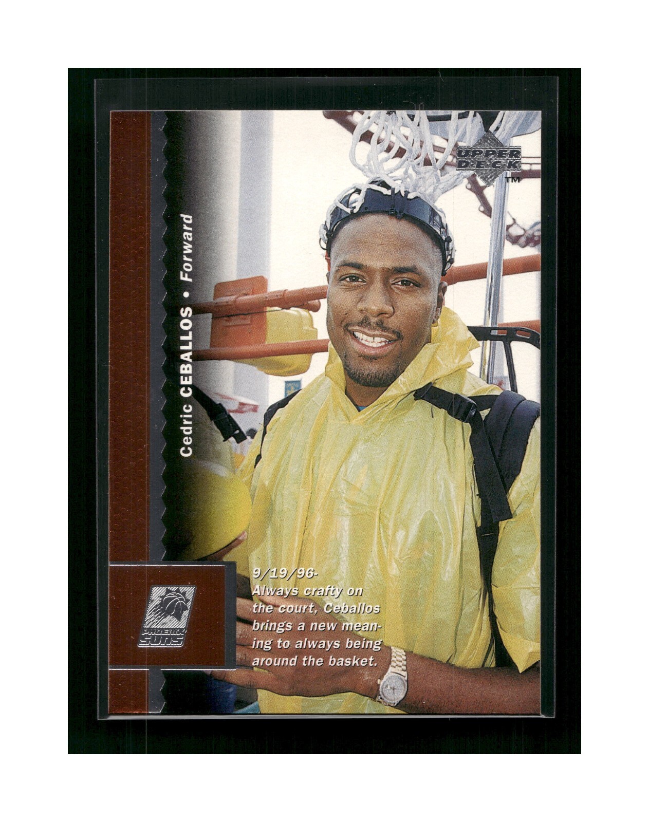 1996-97 Upper Deck Los Angeles Lakers Basketball Card #237 Cedric Ceballos