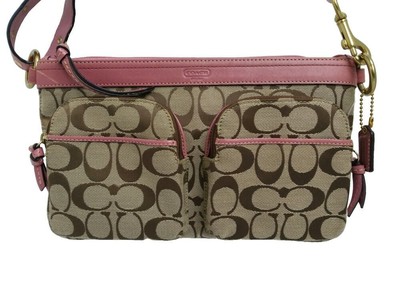 pink leather bum bag