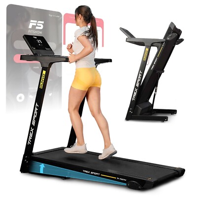 Laufband elektrisch Treadmill klappbar bis 16 km/h  TX-700TM RUNVO TREX SPORT