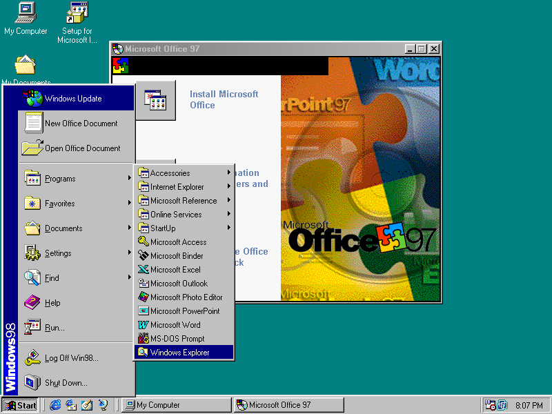 Microsoft Office 97 SR-1 Professional Edition FULL RETAIL CD-ROM