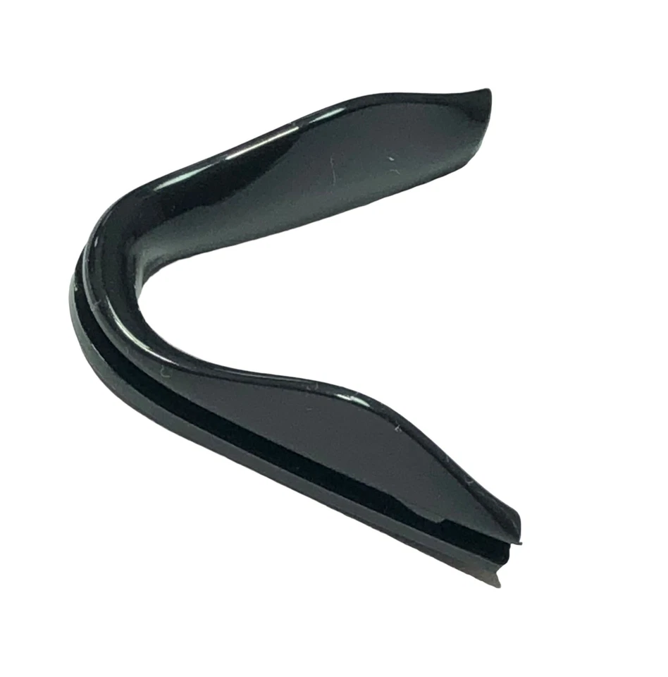 Óculos de sol VERSACE VE 2197 preto brilhante plástico substituto almofada de nariz genuína ITÁLIA - Imagem 2 de 4