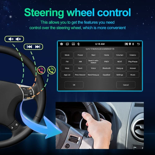 For Toyota Camry 2012 2013 2014 Android Apple CarPlay Car Stereo Radio GPS Navi - Bild 14 von 21