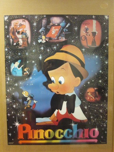 Vintage Pinnochio original poster The Walt Disney Company 6471