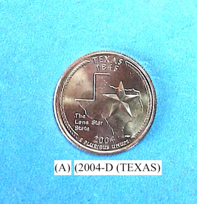 2004-D- TEXAS STATE QUARTER BU-UNC' FROM A US MINT ROLL C-NGC PRICE CHARTS  (A)