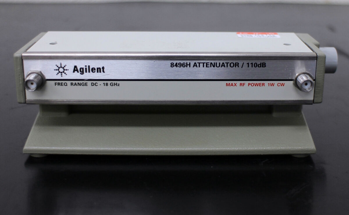 Agilent 8496H DC-18GHz 110dB 10dBstep Programable Attenuator Agilent 8496H DC-18GHz 110dB 10dBstep Programable Attenuator