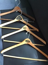 Vintage Wood Hangers - Lot Of Four - Robert Hall