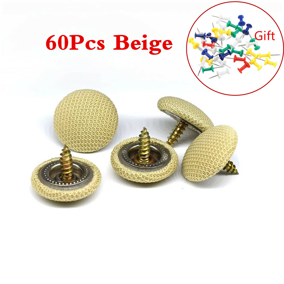 60Pcs Car Roof Liner Ceiling Repair Sagging Headliner Repair Buckle Pins Rivet