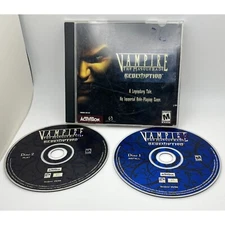 Vampire The Masquerade: Redemption PC Game  2 CD Rom Immortal Role-Playing