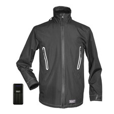 Image of Sealey 5V Heated Rain Jacket - Small with Power Bank 20Ah - HJ05KIT