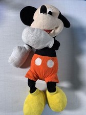 Vintage Walt Disney Mickey Mouse Plush Stuffed Animal Toy Approx 14 Inch