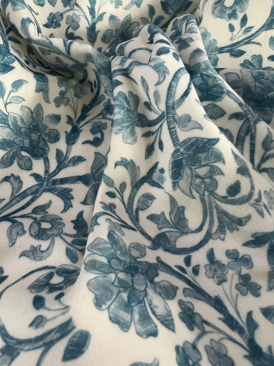 Vintage Floral Print Fabric, 140cm Wide, Upholstery Window Craft, Sold by Yard