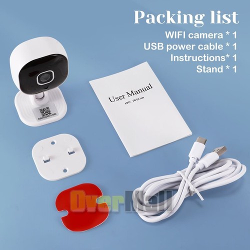 Camara De Seguridad Wifi 1080P HD Con Audio Para Casa Y Interior Monitor Bebe - Picture 38 of 65
