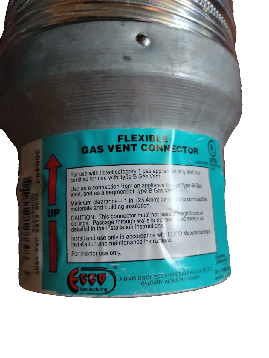 ECCO FLEX GAS VENT CONNECTOR 4