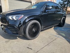 22 Rf35 Gloss Black Concave Wheels Rims For Mercedes Gls450 Gls580 22x9 10.5