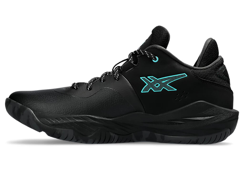 Asics Men's Basketball shoes NOVA SURGE LOW Black/Sea Glass