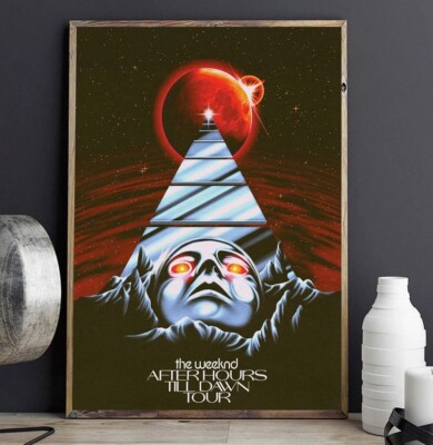 Poster The Weeknd After Hours Til Dawn Tour Poster, gift for fans